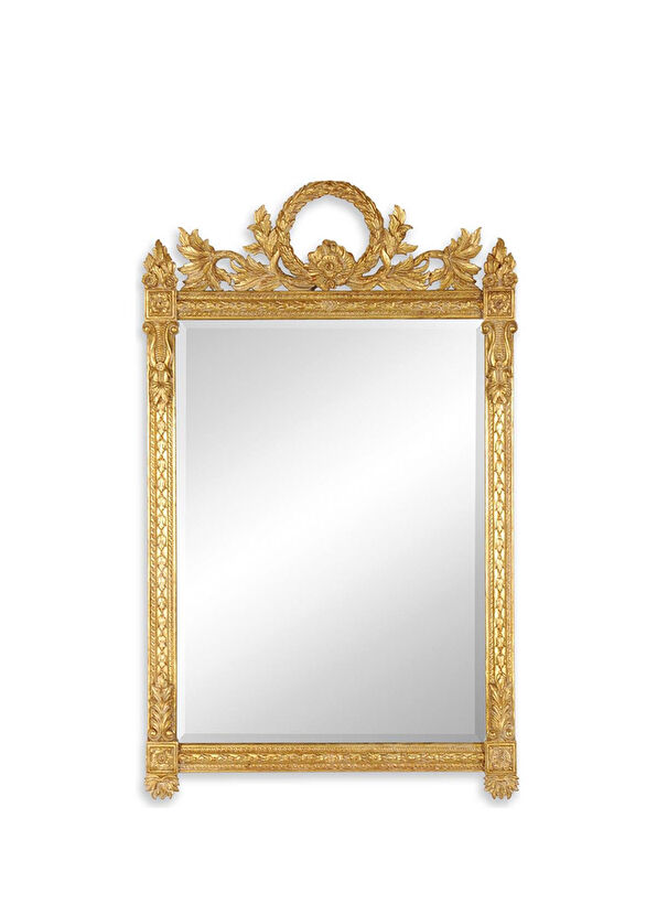 Jonathan Charles Versailles Light Antique Gold Mirror - 1