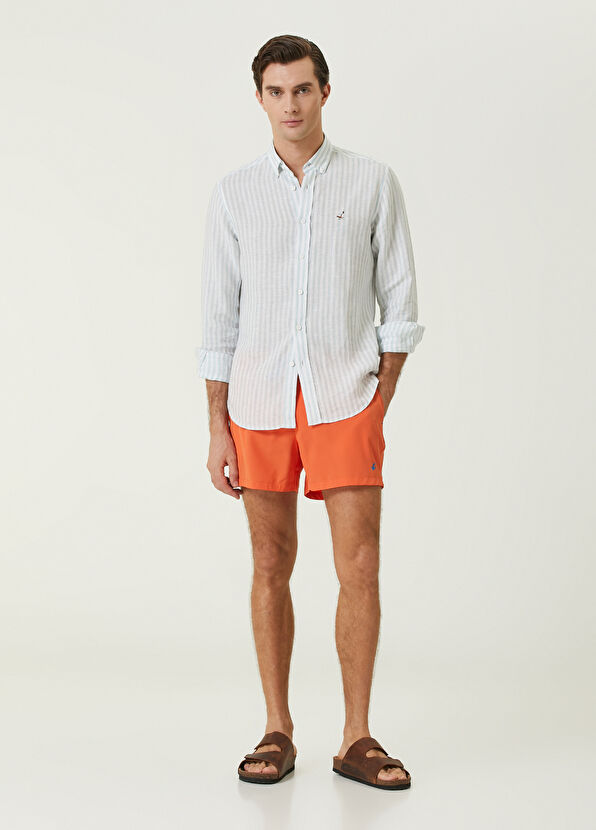 Beymen Club Orange Swimsuit - 2