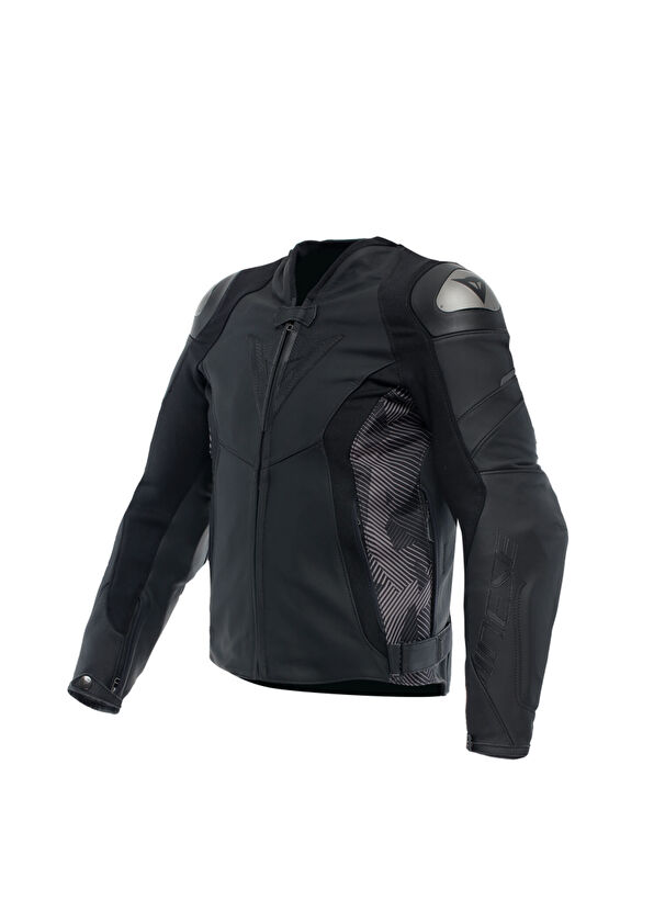 Dainese Avro 5 Blk Anthracite Deri Erkek Motosiklet Montu - 1