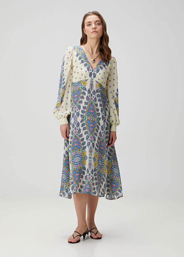 Etro Çok Renkli Midi Elbise - 1