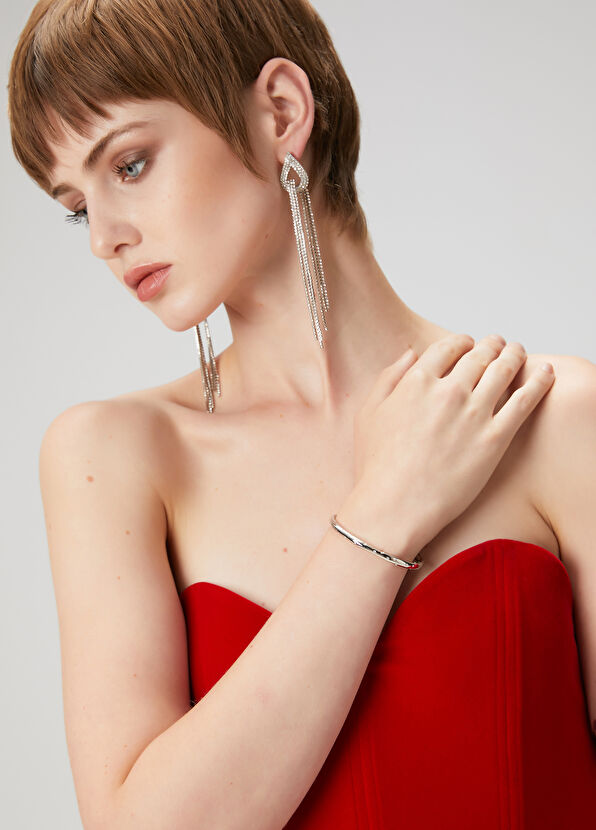 Beymen Club Silver Zircon Stone Women's Bracelet - 1