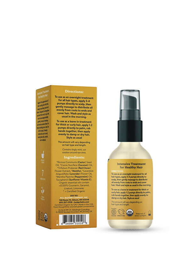 Badger Castor Hair Oil Nourishing Hair Care Oil - 2