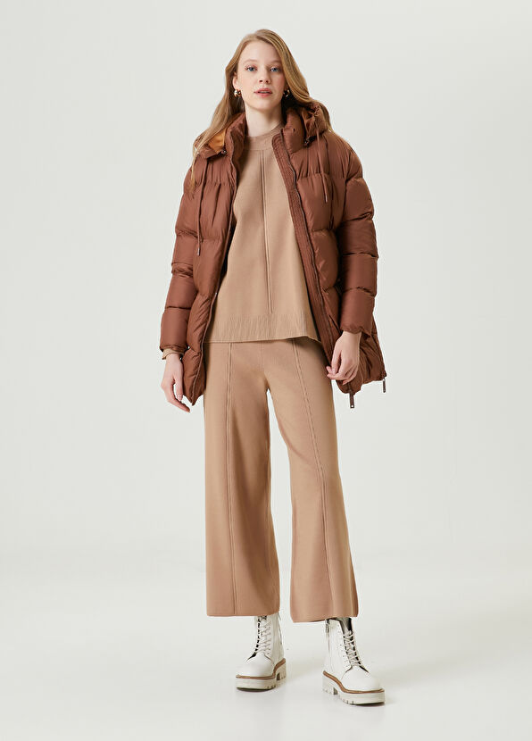 Beymen Club Camel Nervür Detaylı Triko Pantolon - 1