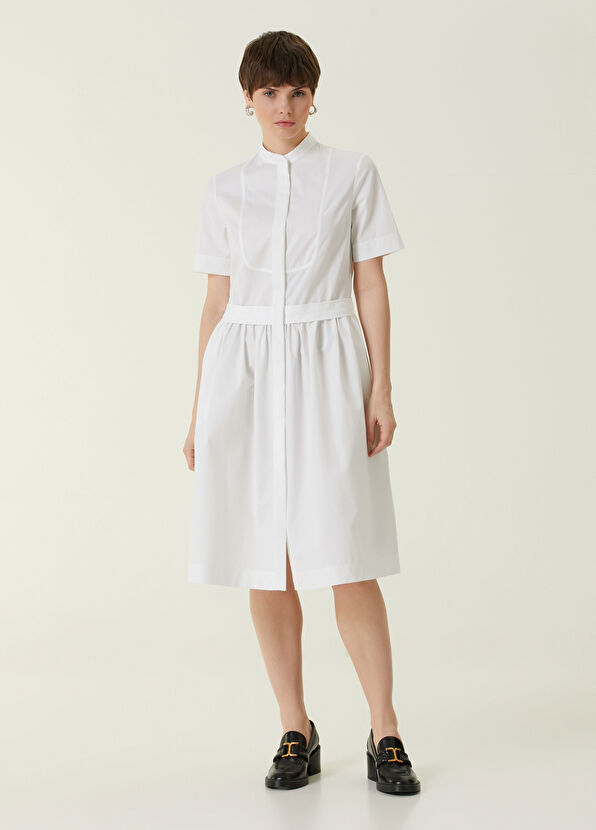 Dice Kayek Beyaz Kadın Beyaz Midi Gömlek Elbise 1385264 Beymen