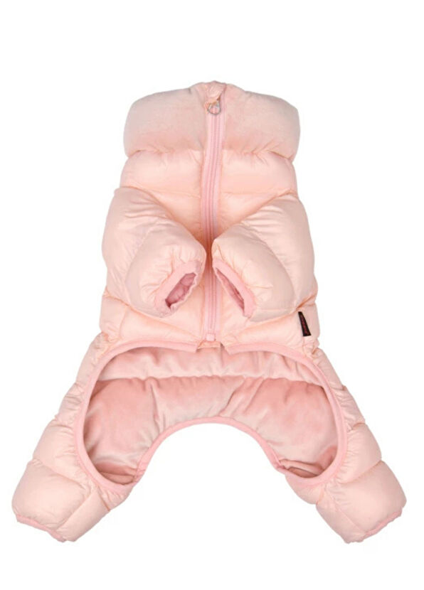 Puppia Velour Soft Allinone Jumper Sky Pink Köpek Tulumu - 3