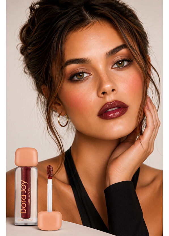 Dora Joy Joy Glow Maracuja 02 Velvet Amber Lip Gloss Dudak Parlatıcısı - 3