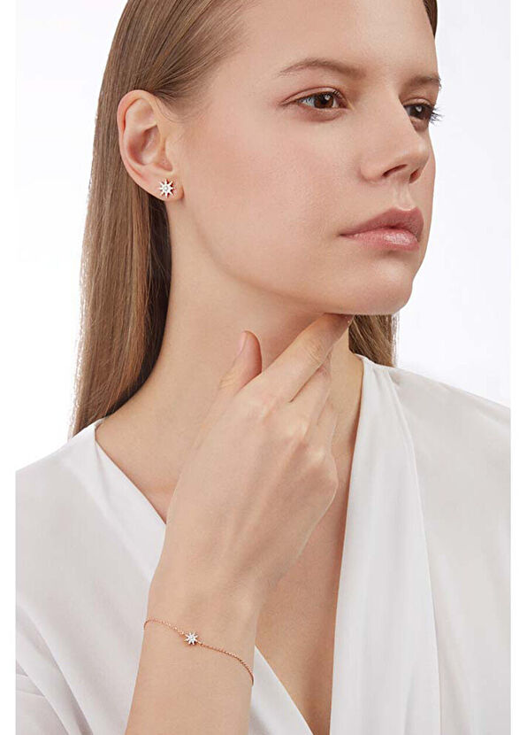 Venüs Star Pırlantalı Kadın Altın Bileklik - Görsel 3