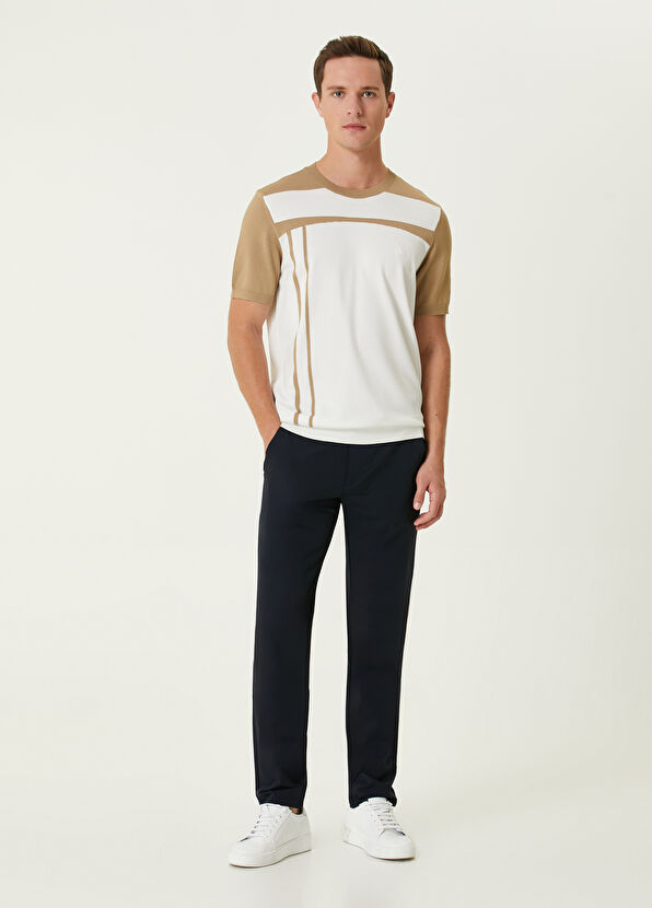 Beymen Club Lacivert Beli Kordonlu Pantolon - 1