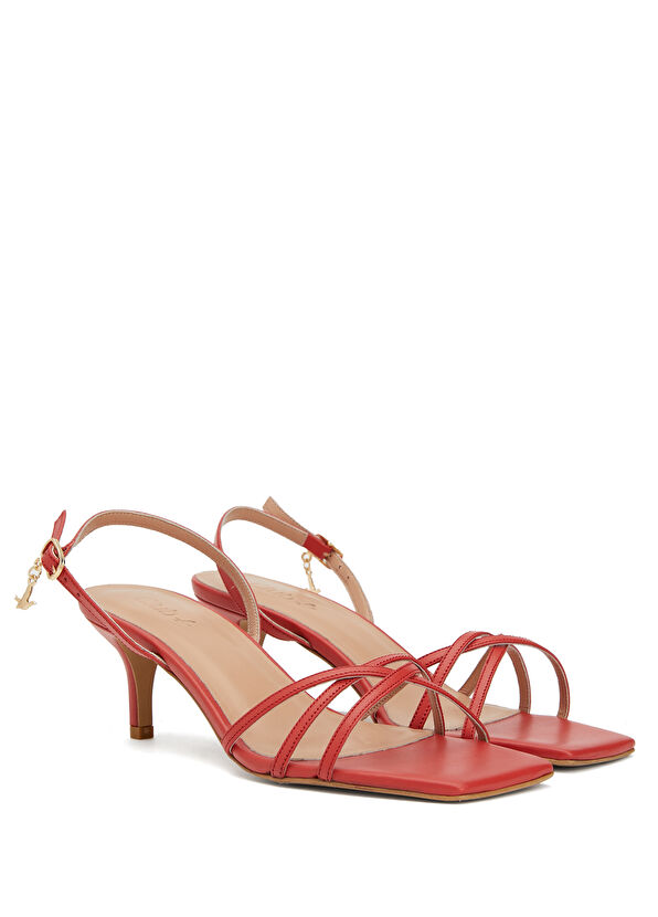 Beymen Club Mercan Kadın Deri Sandalet - 2