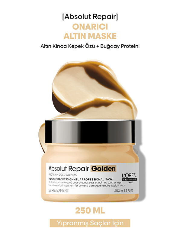 Loreal Professionnel Serie Expert Absolut Repair Resurfacing Golden <not>Repairing</not> Mask 250 ml - 2