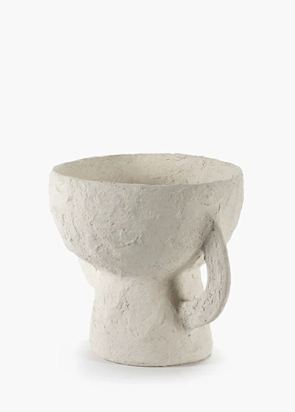 Serax Vase White Earth Beyaz Seramik Dekoratif Obje 23 cm - 3