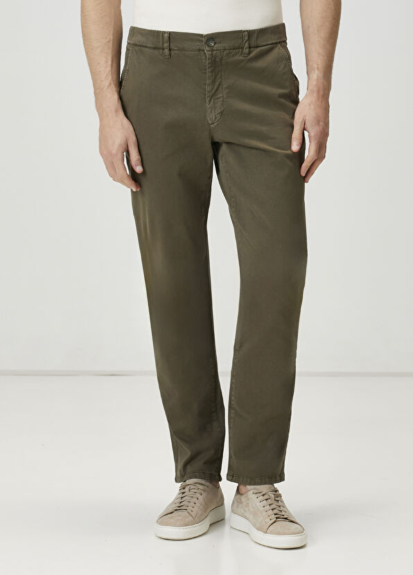 Beymen Club Khaki Organic Cotton Sports Pants - 2