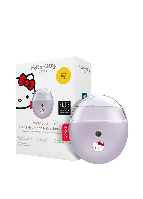 Geske Hello Kitty Facial Hydration Refresher Mor Buharlı Cilt Nemlendirici ve Yenileyici Yüz Bakım Cihazı  - 2