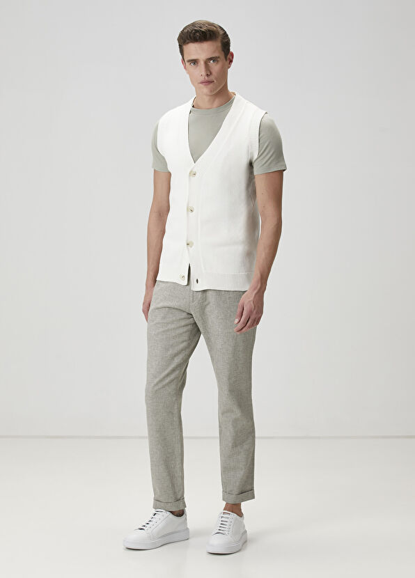 Beymen Club White Knit Vest - 3