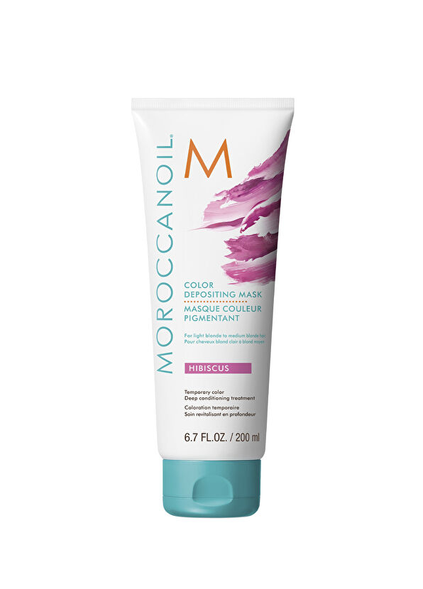 Moroccanoil Color Depositing Hibiscus Color Refreshing Hair Mask 200 ml - 1
