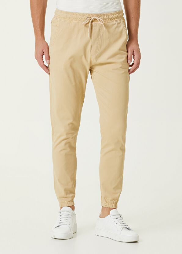 Beymen Club Beige Waist Cord Jogger Sport Pants - 2