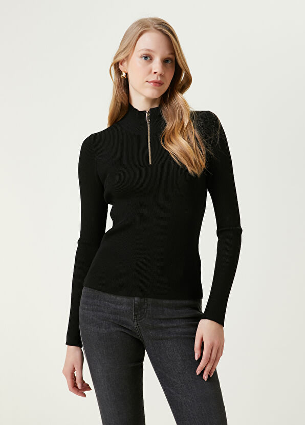 Beymen Club Siyah Çizgi Dokulu Kazak - 1