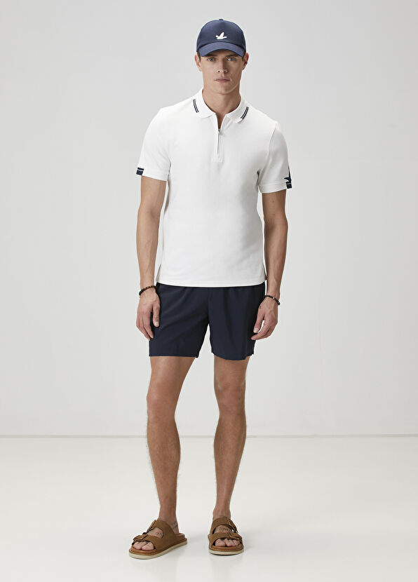 Beymen Club Comfort Fit Beyaz Polo Yaka T-shirt - 2