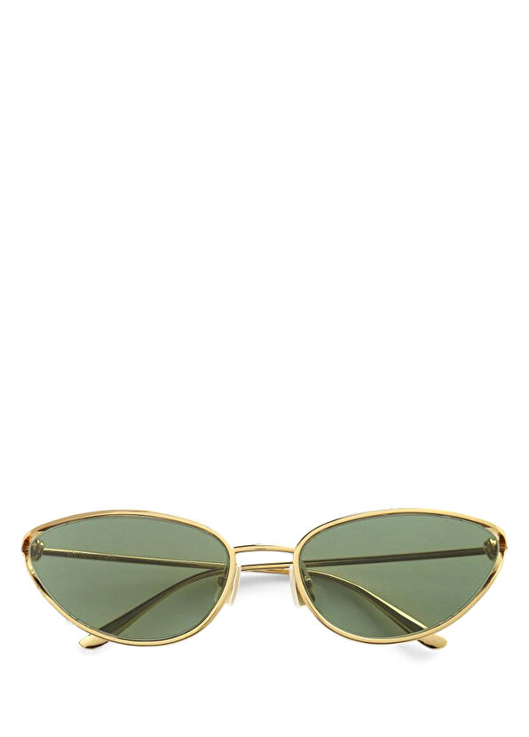 Bottega Veneta Gold Yeşil Kadın Güneş Gözlüğü - 1
