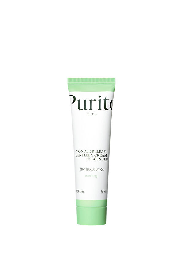 Purito Wonder Releaf Centella Cream Unscented Nem ve Hidrasyon Yükselten Kızarıklık Önleyici Centella ve Peptit Kremi 50 ml - 1