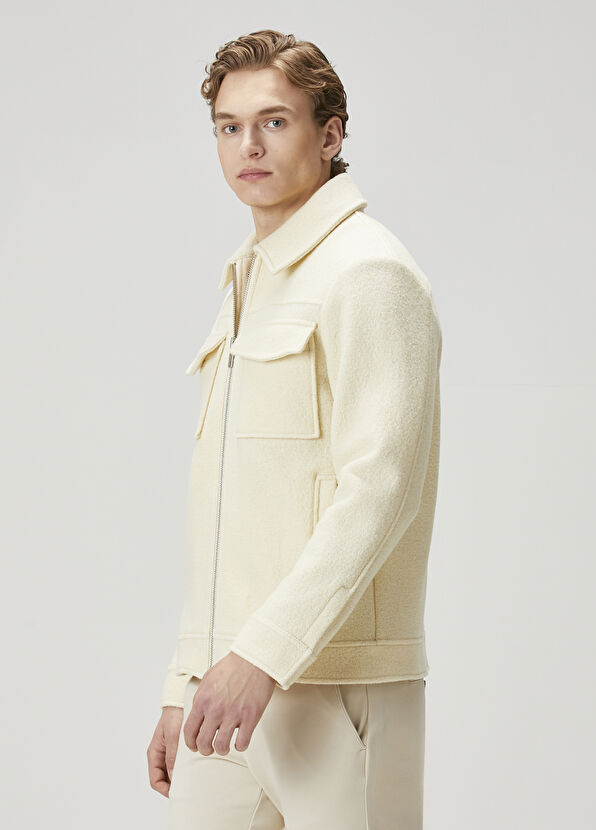 Beymen Club Ekru Yün Ceket - 4
