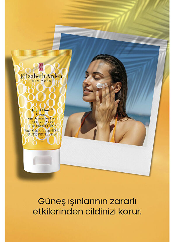 Elizabeth Arden Eight Hour Sun Defense For Face SPF50 Sunscreen High Protectıon Pa +++  Güneş Kremi 50 ml - 2