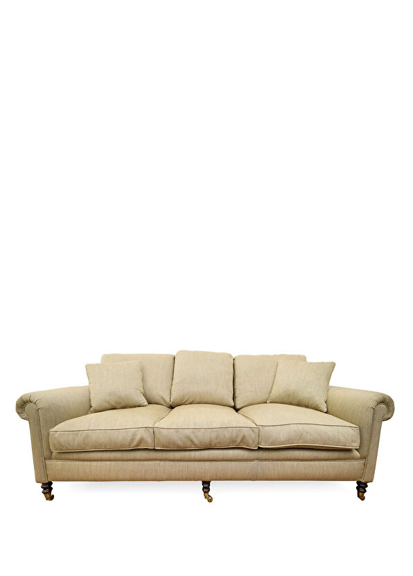 Nish Solutions George Smith Stilinde Bej Üçlü Kanepe - 2