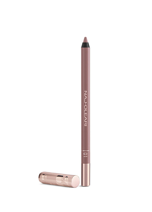 Naj Oleari Perfect Trace Lip Pencil Rosy Beige 01 Pembe Nude Dudak Kalemi - 1
