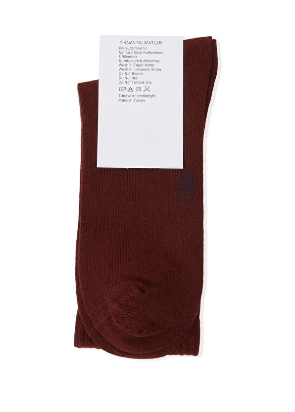 Beymen Club Burgundy Men's Sports Socks - 2