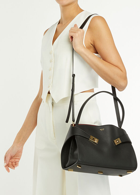 Ferragamo Siyah Kadın Deri Çanta - 2