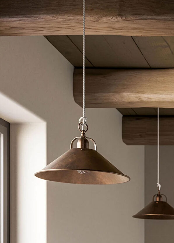 IL FANALE Cascina Big Brown Pendant Chandelier - 3