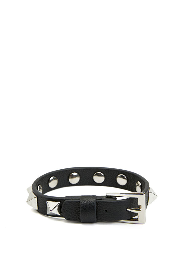 Network Siyah Erkek Deri Bileklik - 2