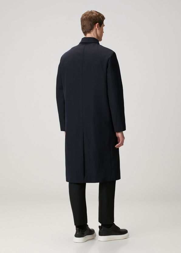 A.P.C. Lacivert Pardösü - 4