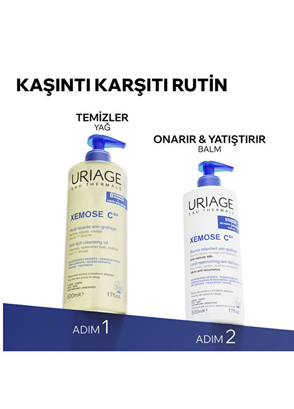 Uriage Xemose C8+ Anti-Itch Soothing Balm for Atopy-Prone and Very Dry Skin 500 ml - 4