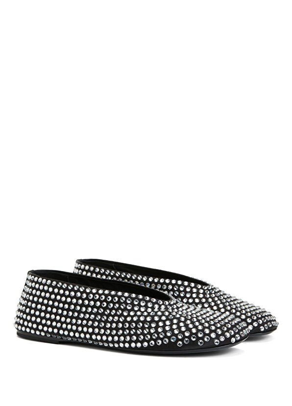 Khaite Marcy Black Womens Ballet Flats - 2