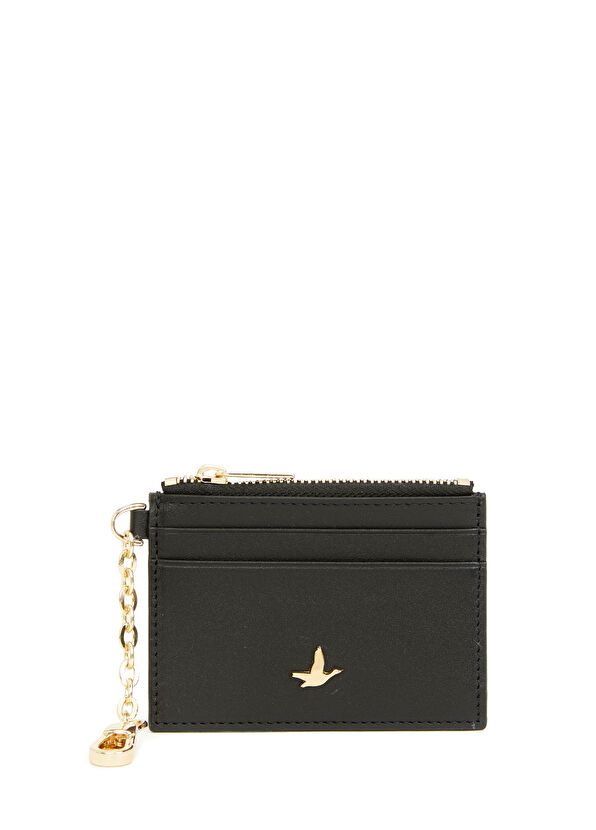 Beymen Club Black Women's Leather Card Holder - 1