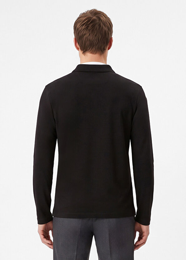 Beymen Club Comfort Fit Black Interlock Polo Shirt - 4