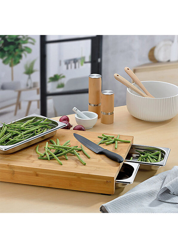 Kela Kenina Ahşap 4'lü Kesme Tahtası Seti - 2