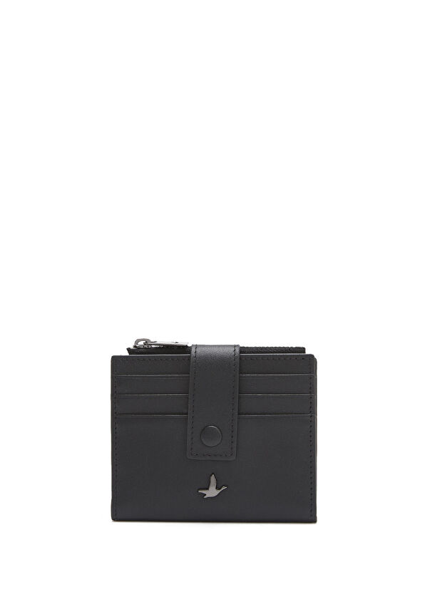 Beymen Club Black Men's Leather Card Holder - 1
