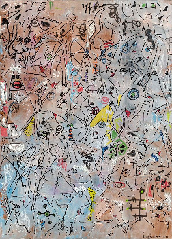 Lovinart Different Opinions by Ferruh Karakaşlı 130x92 cm - 2