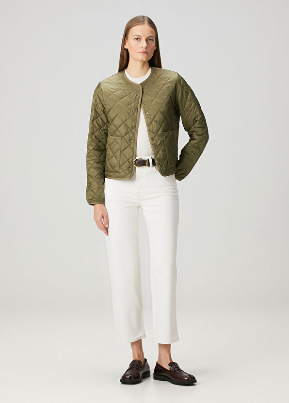 Tommy Jeans Layla Slim Straight Beyaz Jean Pantolon - 1