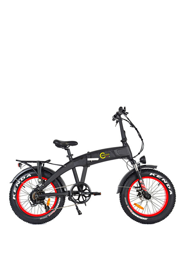 Citycoco Fatbike Siyah Mini Elektrikli Katlanabilir Bisiklet 250W  - 2