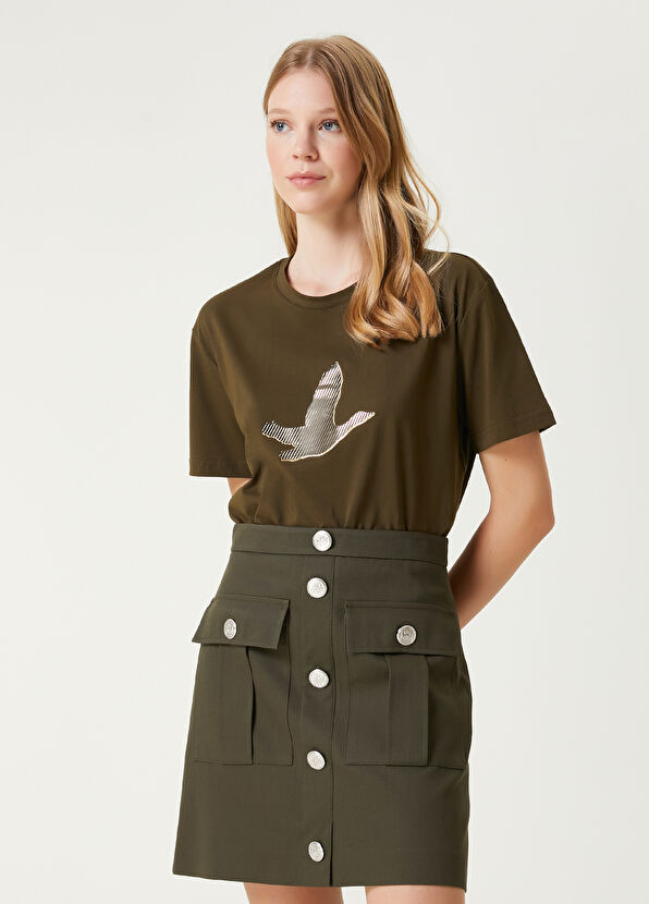 Haki T-shirt Beymen Club Haki T-shirt - 4