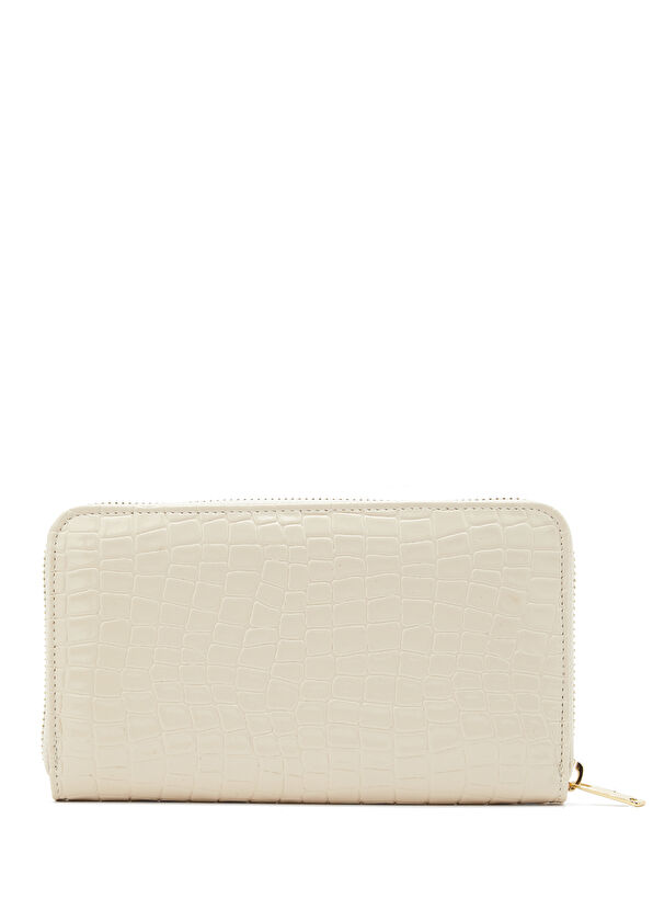 Beymen Club Beige Logo Large Women's Leather Wallet - 2