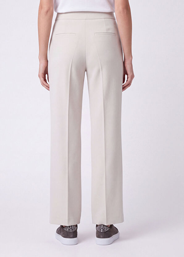 Beymen Club Light Beige Ribbed Trousers - 4