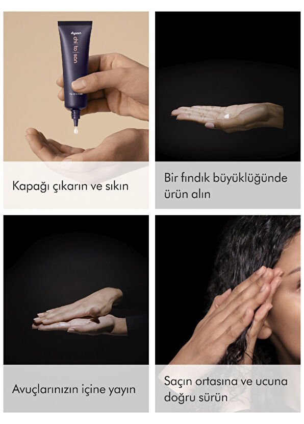 Dyson Chitosan™ Şekillendirme Öncesi Saç Kremi (Kıvırcık/Bukleli ve Kalın Telli Saçlar 30 ml) - 3