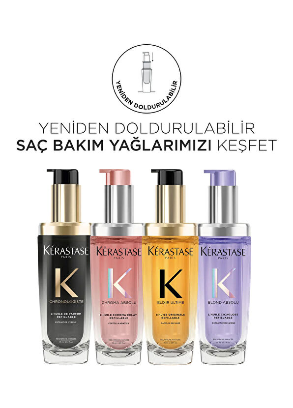 Kerastase Blond Absolu L'Huile Cicagloss Refillable Moisturizing Hair Care Oil 75 ml - 2