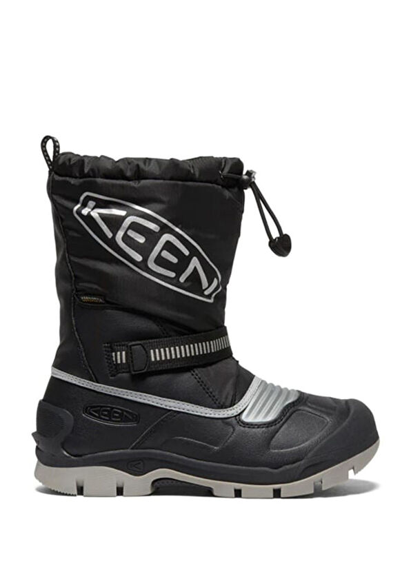 Keen Snow Troll Black Silver Waterproof Unisex Kids Boots - 1