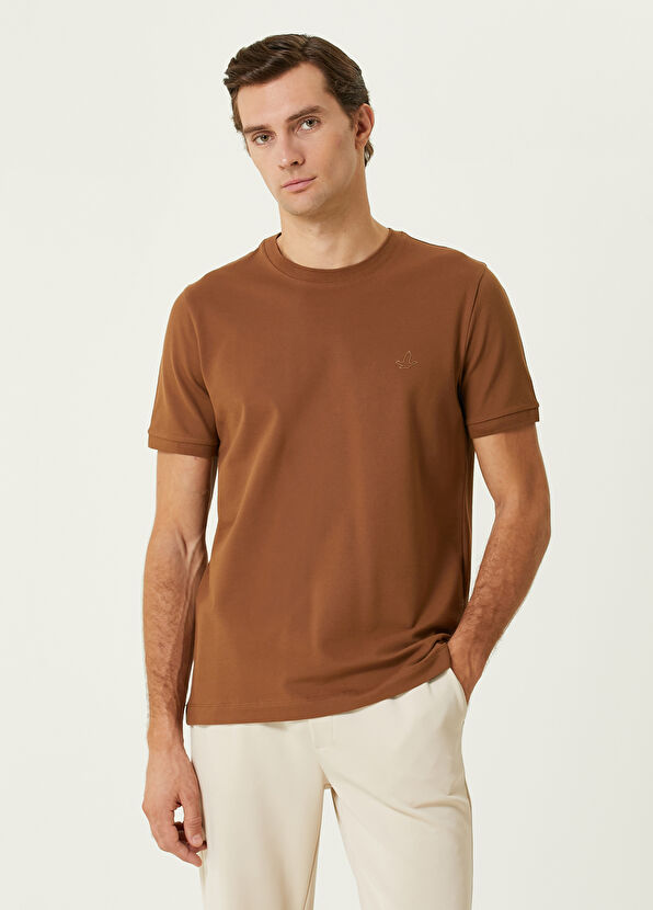 Deve Tüyü Basic T-shirt Beymen Club Deve Tüyü Basic T-shirt - 1