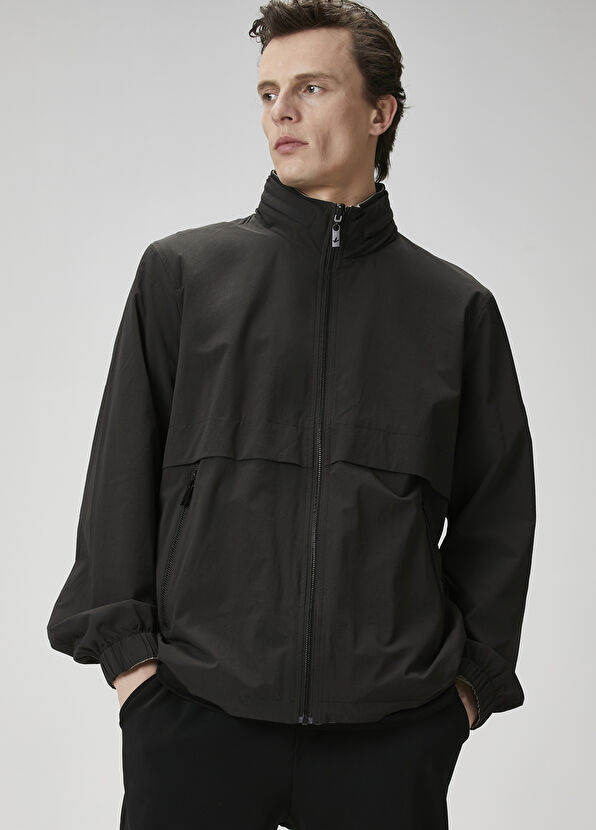 Beymen Club Siyah Kapüşonlu Çift Taraflı Mont - 1